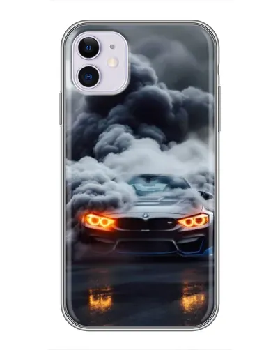 Чохол для iPhone 11 з картинкою «BMW у диму» Чохол для iPhone 11 з картинкою «BMW у диму»