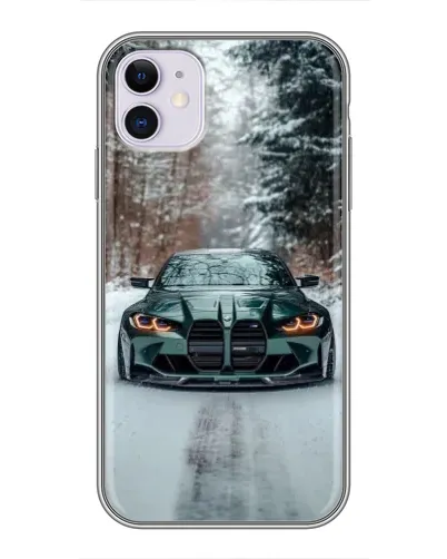 Чохол для iPhone 11 з картинкою «BMW у зимовому лісі» Чохол для iPhone 11 з картинкою «BMW у зимовому лісі»
