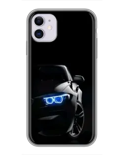 Чохол для iPhone 11 з картинкою «BMW — нічний погляд»