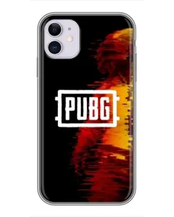 Чохол для iPhone 11 з картинкою «Яскравий логотип PUBG»