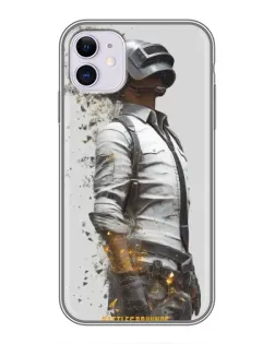 Чохол для iPhone 11 з картинкою «PUBG — боєць у пилу»