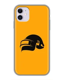 Чохол для iPhone 11 з картинкою «PUBG — золотий шолом»