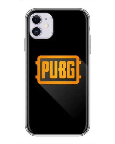 Чохол для iPhone 11 з картинкою «PUBG — рамка лого»