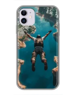 Чохол для iPhone 11 з картинкою «PUBG — вільне падіння»