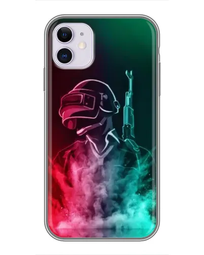 Чохол для iPhone 11 з картинкою «PUBG — вогняний воїн»
