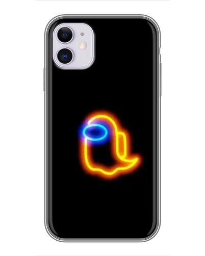 Чохол для iPhone 11 з картинкою «Among Us неонове сяйво»