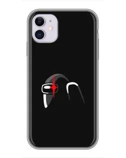 Чохол для iPhone 11 з картинкою «Among Us шолом»