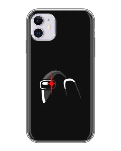 Чохол для iPhone 11 з картинкою «Among Us шолом»
