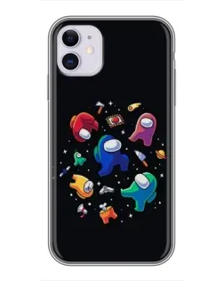 Чохол для iPhone 11 з картинкою «Among Us космос»