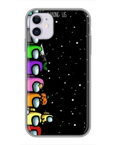 Чохол для iPhone 11 з картинкою «Команда Among Us»