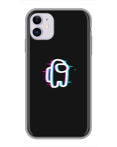 Чохол для iPhone 11 з картинкою «Among Us неон»
