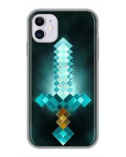 Чохол для iPhone 11 з картинкою «Алмазний меч неон»