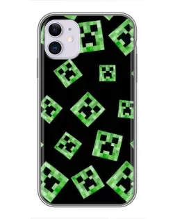 Чохол для iPhone 11 з картинкою «Паттерн з кріперами»