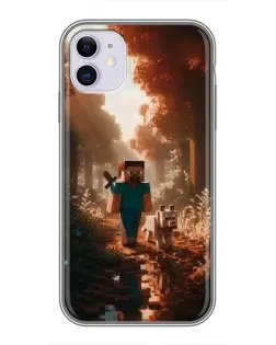 Чохол для iPhone 11 з картинкою «Стів у лісі»