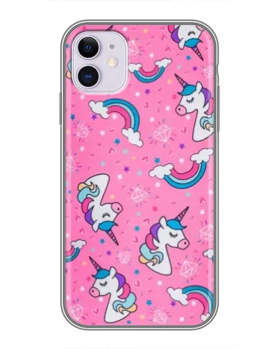 Чохол для iPhone 11 з картинкою «Unicorn паттерн рожевий» Чохол для iPhone 11 з картинкою «Unicorn паттерн рожевий»