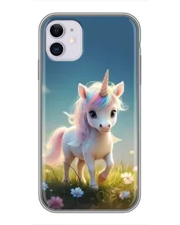 Чохол для iPhone 11 з картинкою «Єдиноріг на галявині» Чохол для iPhone 11 з картинкою «Єдиноріг на галявині»