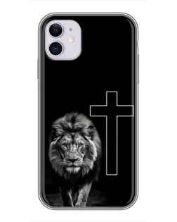 Чехол для iPhone 11 с картинкой «Лев и Крест» Чехол для iPhone 11 с картинкой «Лев и Крест»