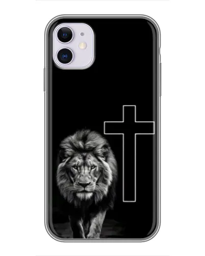 Чехол для iPhone 11 с картинкой «Лев и Крест»