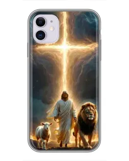 Чехол для iPhone 11 с картинкой «Лев Иуды и Свет» Чехол для iPhone 11 с картинкой «Лев Иуды и Свет»