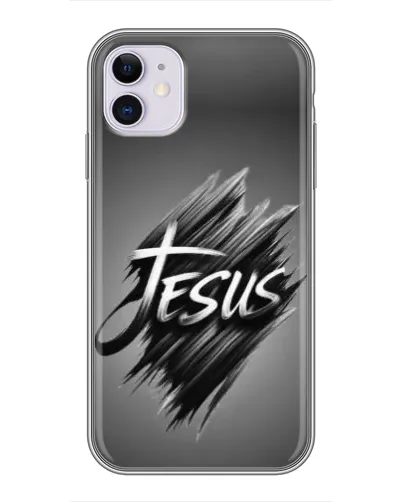 Чехол для iPhone 11 с картинкой «Надпись Jesus Graffiti»