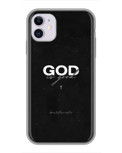 Чехол для iPhone 11 с картинкой «GOD — Бог над всем»