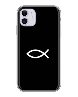 Чохол для iPhone 11 з картинкою «Символ риби Jesus»