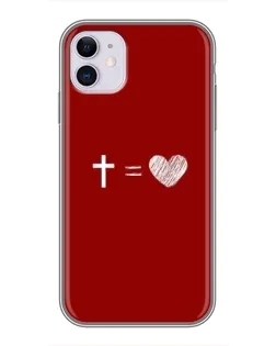 Чохол для iPhone 11 з картинкою «Рівняння любові»
