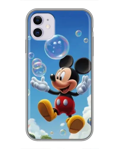 Чохол для iPhone 11 з картинкою «Mickey та мильні бульбашки»