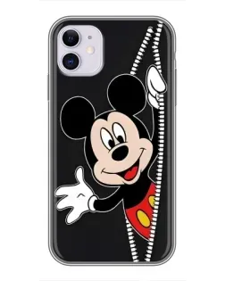 Чохол для iPhone 11 з картинкою «Міккі розсуває стіни»