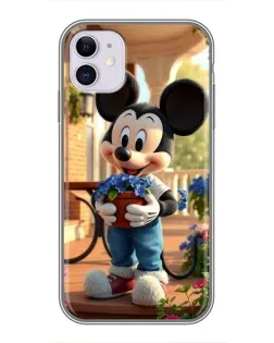 Чохол для iPhone 11 з картинкою «Міккі садівник»
