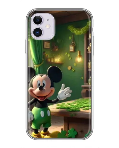 Чохол для iPhone 11 з картинкою «Міккі в майстерні»