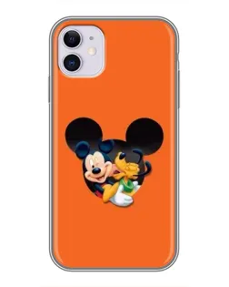 Чохол для iPhone 11 з картинкою «Серце Міккі Мінні»
