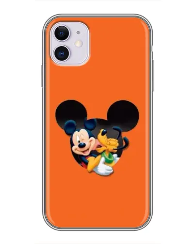 Чохол для iPhone 11 з картинкою «Серце Міккі Мінні»