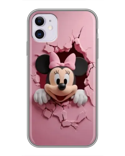 Чохол для iPhone 11 з картинкою «Мінні крізь стіну»