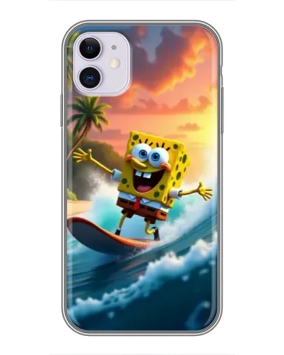 Чохол для iPhone 11 з картинкою «Губка Боб серфінгіст» Чохол для iPhone 11 з картинкою «Губка Боб серфінгіст»