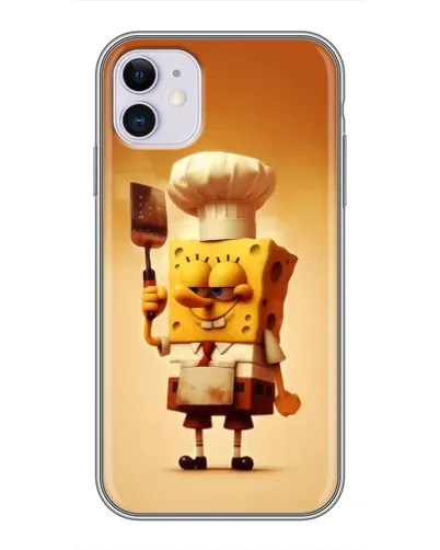 Чохол для iPhone 11 з картинкою «Губка Боб кухар» Чохол для iPhone 11 з картинкою «Губка Боб кухар»