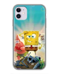 Чохол для iPhone 11 з картинкою «Спанч Боб переможець»