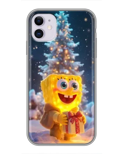 Чохол для iPhone 11 з картинкою «Різдвяний Спанч Боб» Чохол для iPhone 11 з картинкою «Різдвяний Спанч Боб»