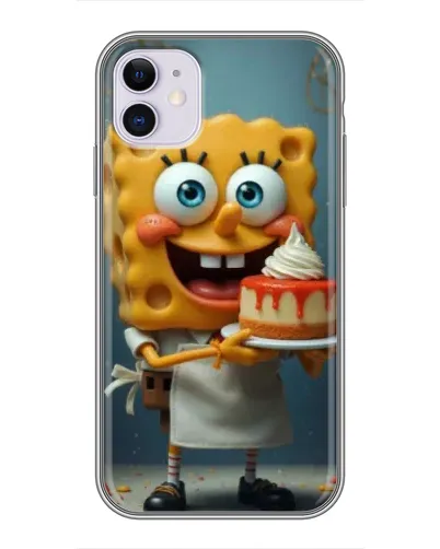 Чохол для iPhone 11 з картинкою «Кухар Спанч Боб» Чохол для iPhone 11 з картинкою «Кухар Спанч Боб»