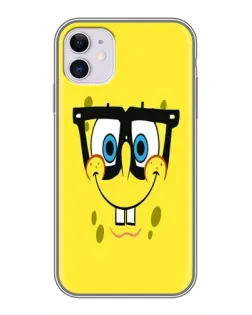 Чехол для iPhone 11 с картинкой «Минималистичный Спанч Боб»