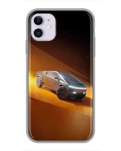 Чехол для iPhone 11 с картинкой «Cybertruck в пустыне» Чехол для iPhone 11 с картинкой «Cybertruck в пустыне»