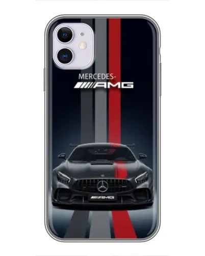 Чохол для iPhone 11 з картинкою «Mercedes — білий карбон» Чохол для iPhone 11 з картинкою «Mercedes — білий карбон»
