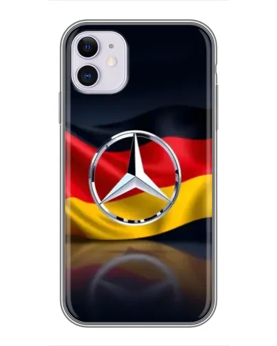 Чохол для iPhone 11 з картинкою «Mercedes — прапор Німеччини» Чохол для iPhone 11 з картинкою «Mercedes — прапор Німеччини»
