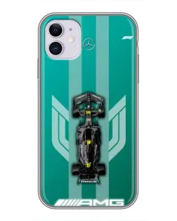 Чохол для iPhone 11 з картинкою «Mercedes AMG Petronas»