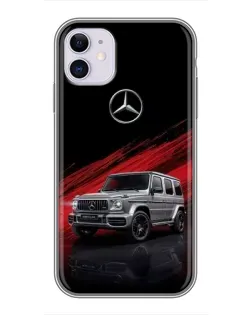 Чохол для iPhone 11 з картинкою «Mercedes G-Class червоний»