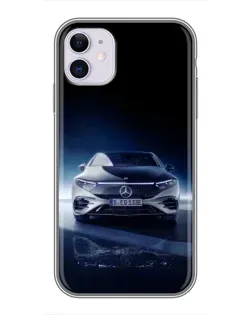 Чохол для iPhone 11 з картинкою «Нічний Mercedes EQ»