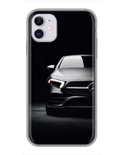Чохол для iPhone 11 з картинкою «Світло фар Mercedes»