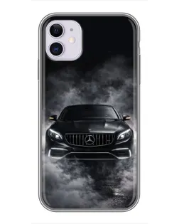 Чохол для iPhone 11 з картинкою «Mercedes у диму»