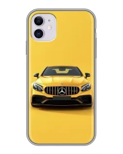 Чохол для iPhone 11 з картинкою «Жовтий Mercedes GT»