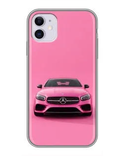 Чохол для iPhone 11 з картинкою «Рожевий Mercedes AMG»